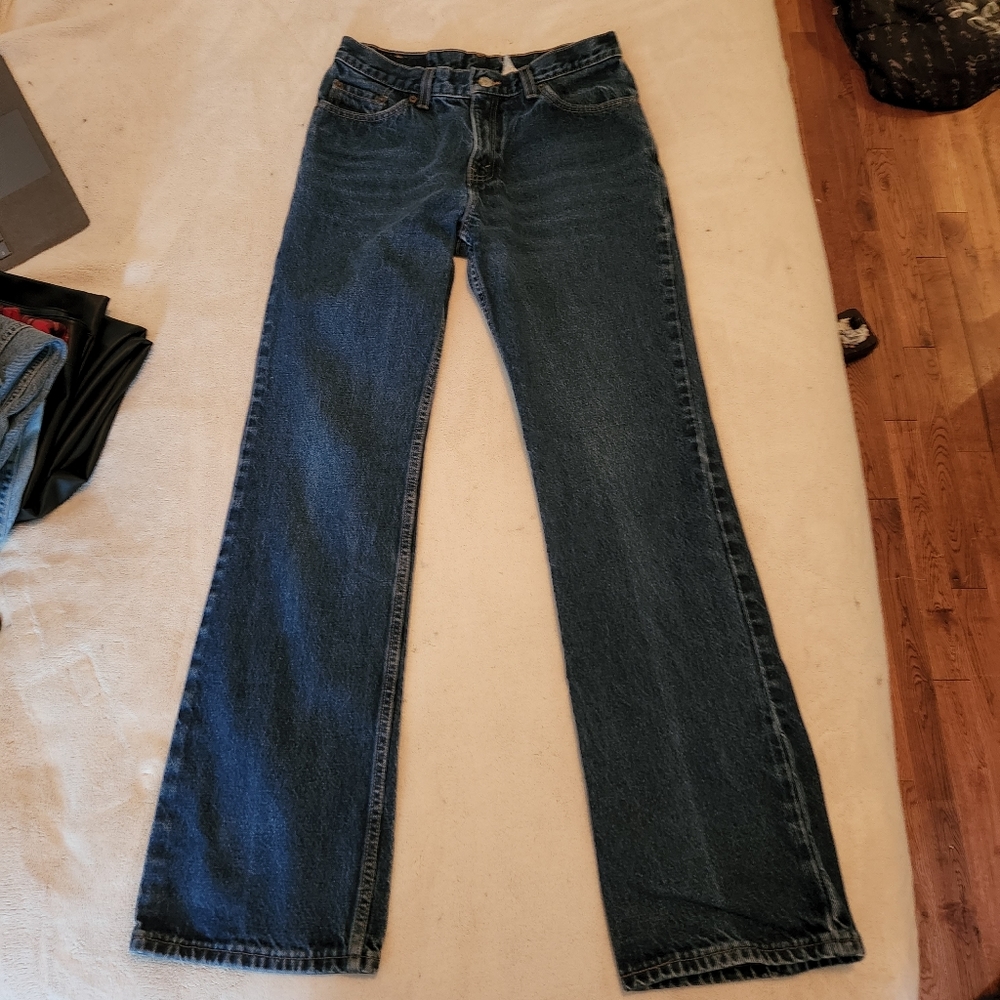 Levi 517 Mid Rise Boot Cut Denim